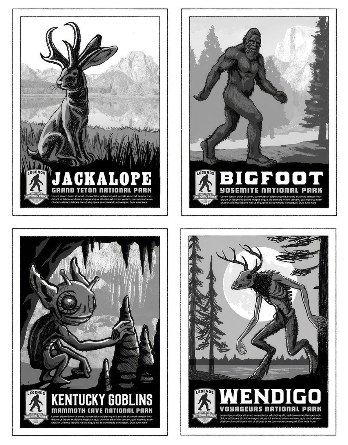 Legends of the National Parks, Concepts