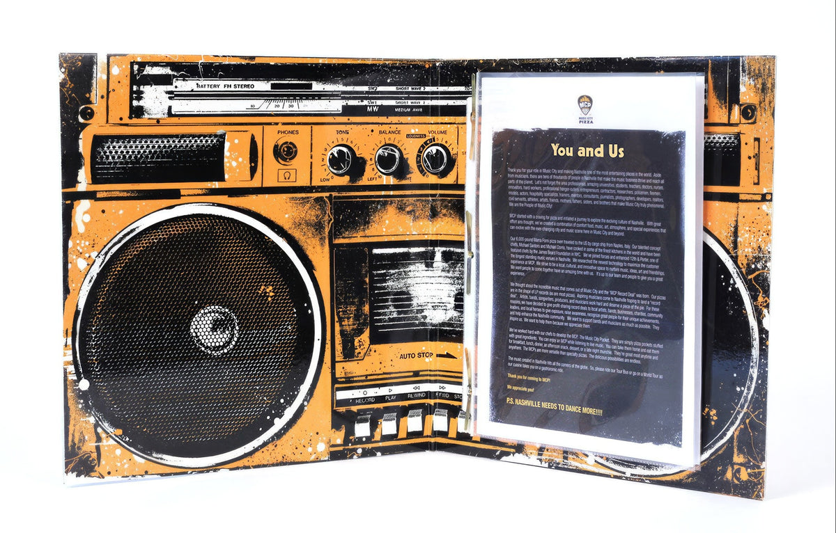 Music City Pizza, Packaging