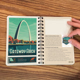 Deluxe Leather Cover with NP Adventure Guide Book Inside