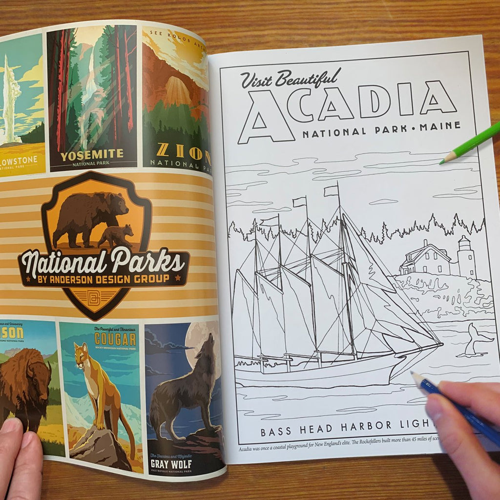 COLORING BOOK: 63 National Parks (Bargain—ON SALE!)