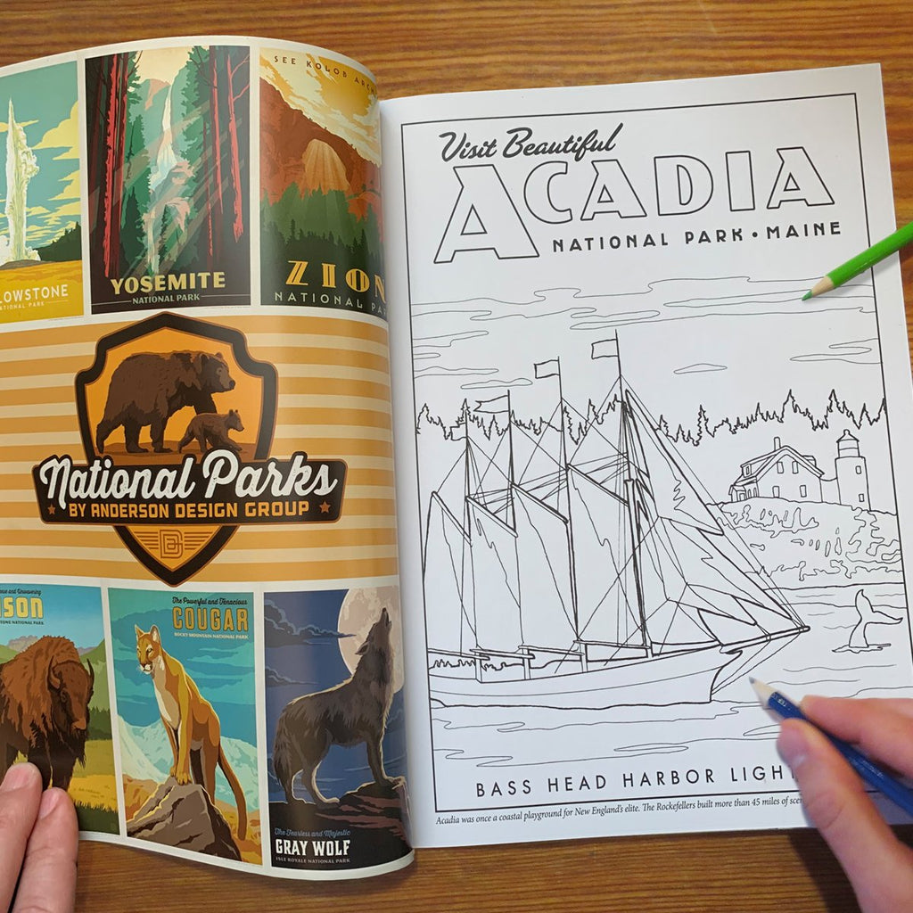 COLORING BOOK: 63 National Parks – Anderson Design Group