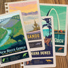 National Park Adventure Guide Book: 4-Park Insert Pages & Sticker Upgrade Set