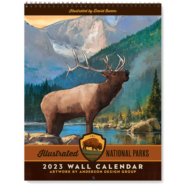 2023 Wall Calendar: National Parks by David Owens (Bargain – 50% OFF!)