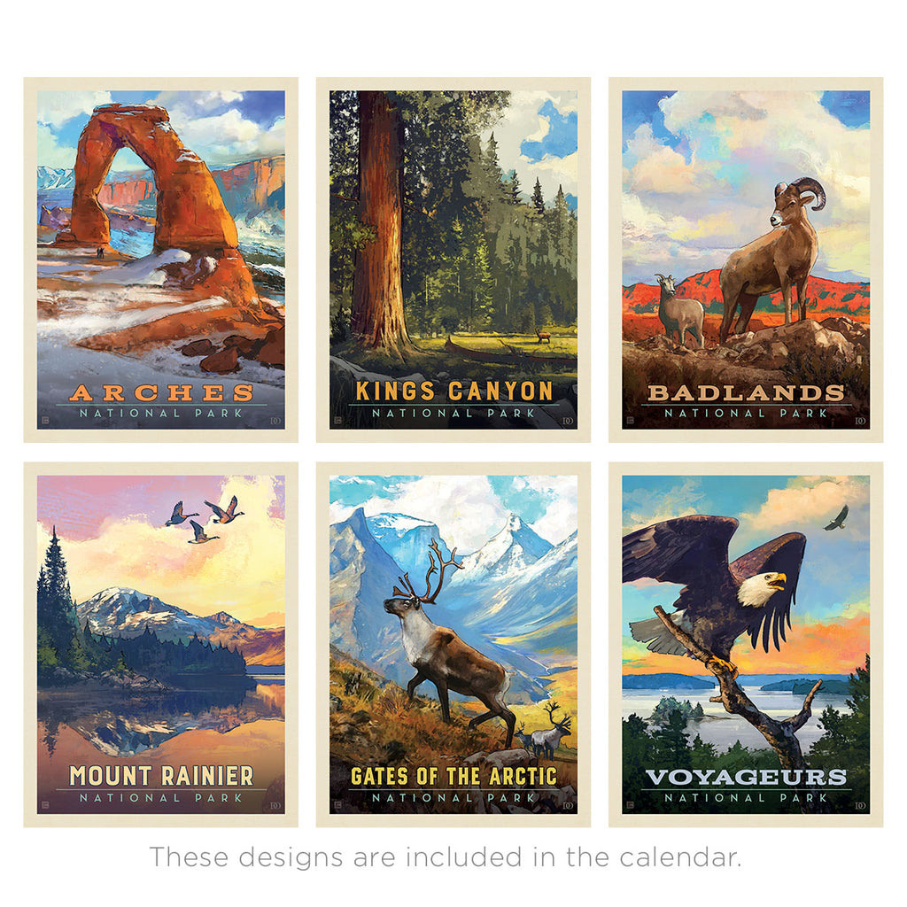 2023 Wall Calendar: National Parks by David Owens (Bargain – 50% OFF!)