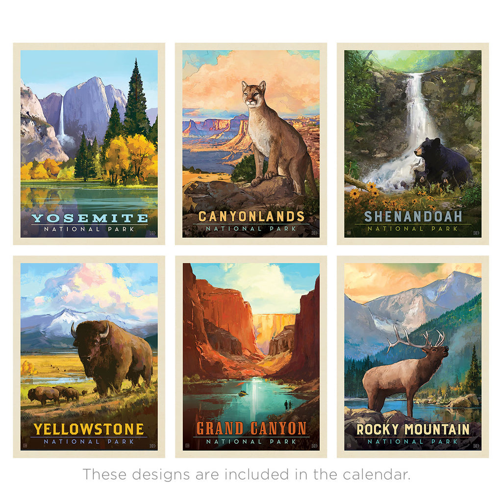 2023 Wall Calendar: National Parks by David Owens (Bargain – 50% OFF!)