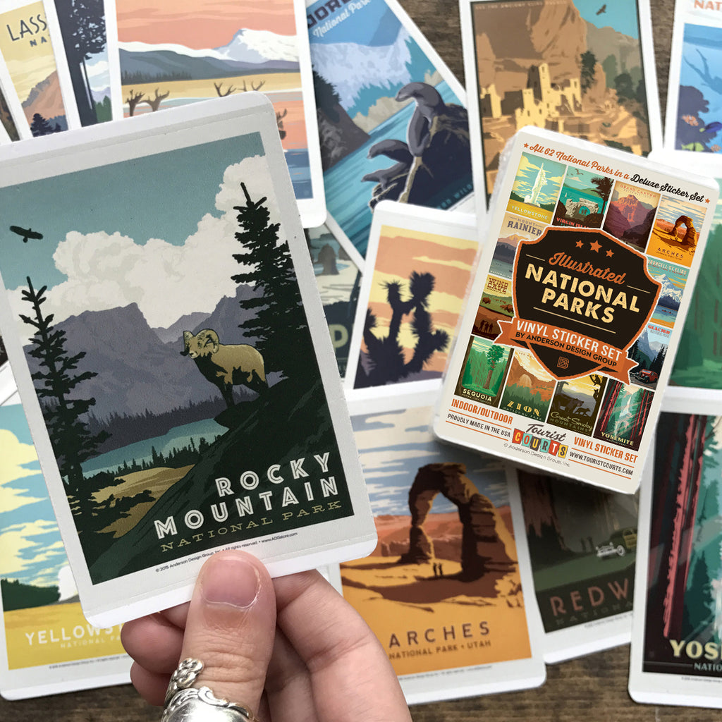 Nps Sticker Book STICKERS: 63-Piece National Parks Set - Anderson Design Group
