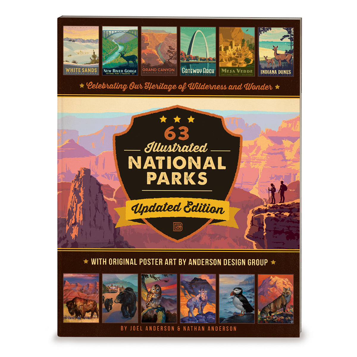 63 National Parks: Updated Edition SOFT COVER Book (Best Seller)
