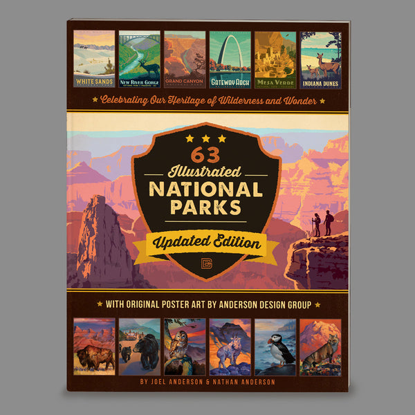 2024 Scratch-N-Dent Sale: 63 National Parks SOFT COVER Coffee Table Book (Bargain—50% OFF)