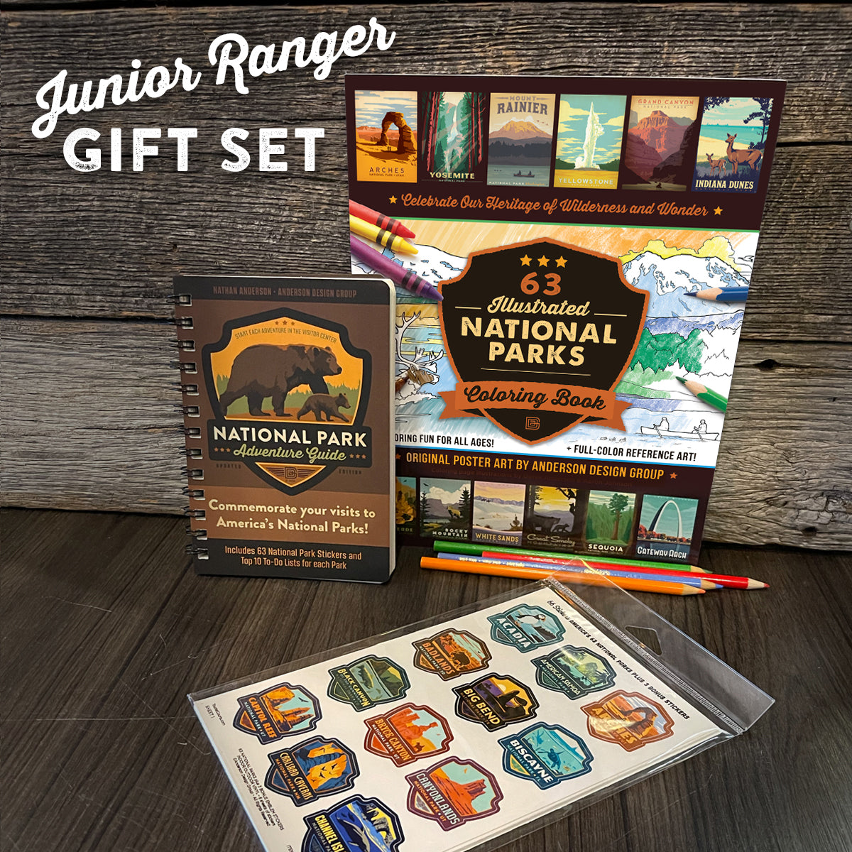 Gift Set: 3-Piece Junior Ranger (National Parks Book Bargain Bundle ...