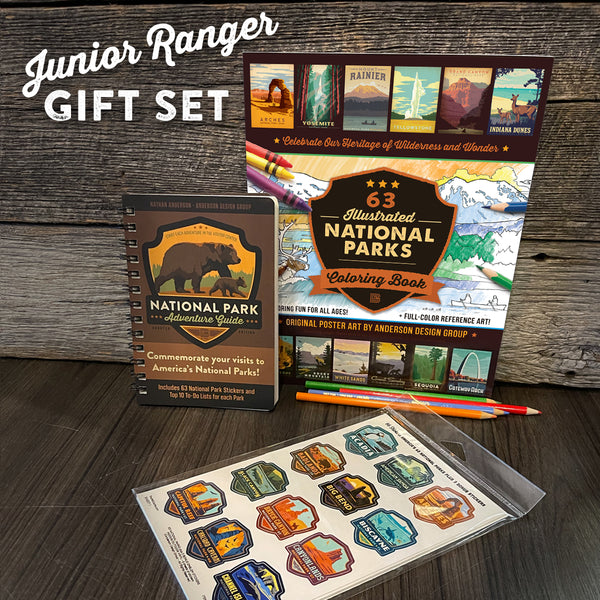 Gift Set: 3-Piece Junior Ranger (National Parks Book Bargain Bundle)