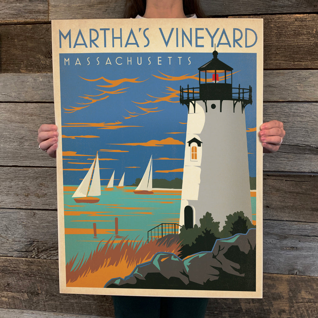 Bargain Bin Print: Martha's Vineyard-Lighthouse (60% OFF!)
