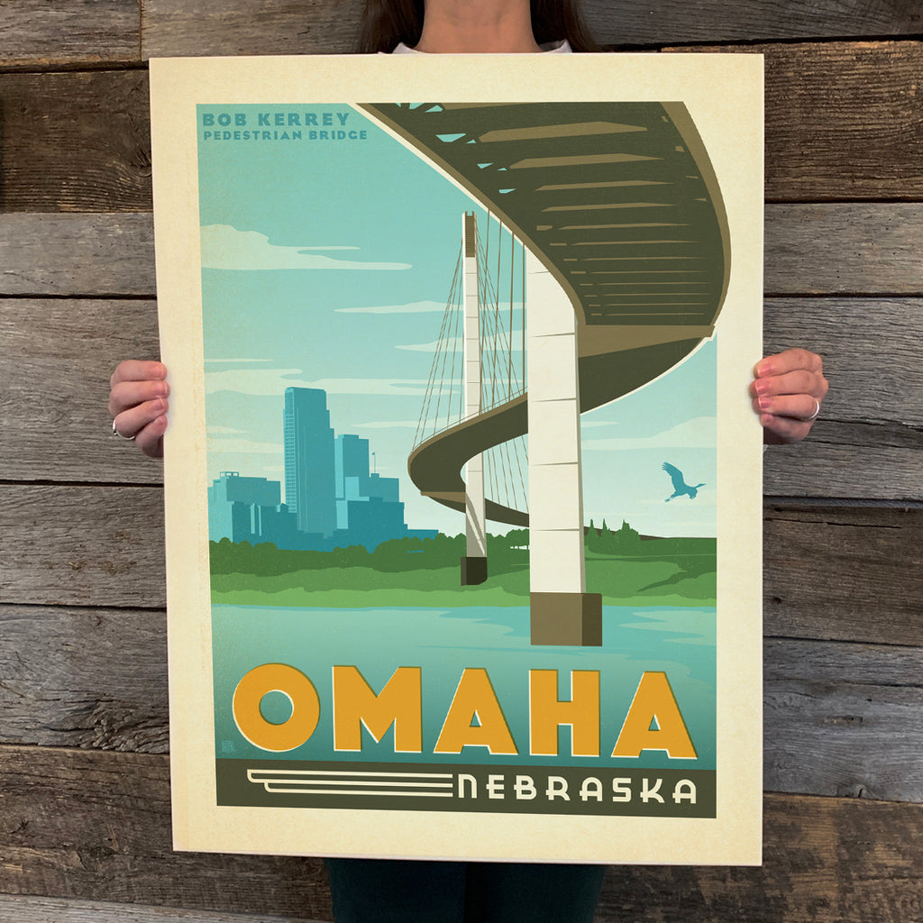 Bargain Bin Print: Omaha, Nebraska (On SALE!)