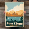 Bargain Bin Print: San Diego, CA (60% OFF!)