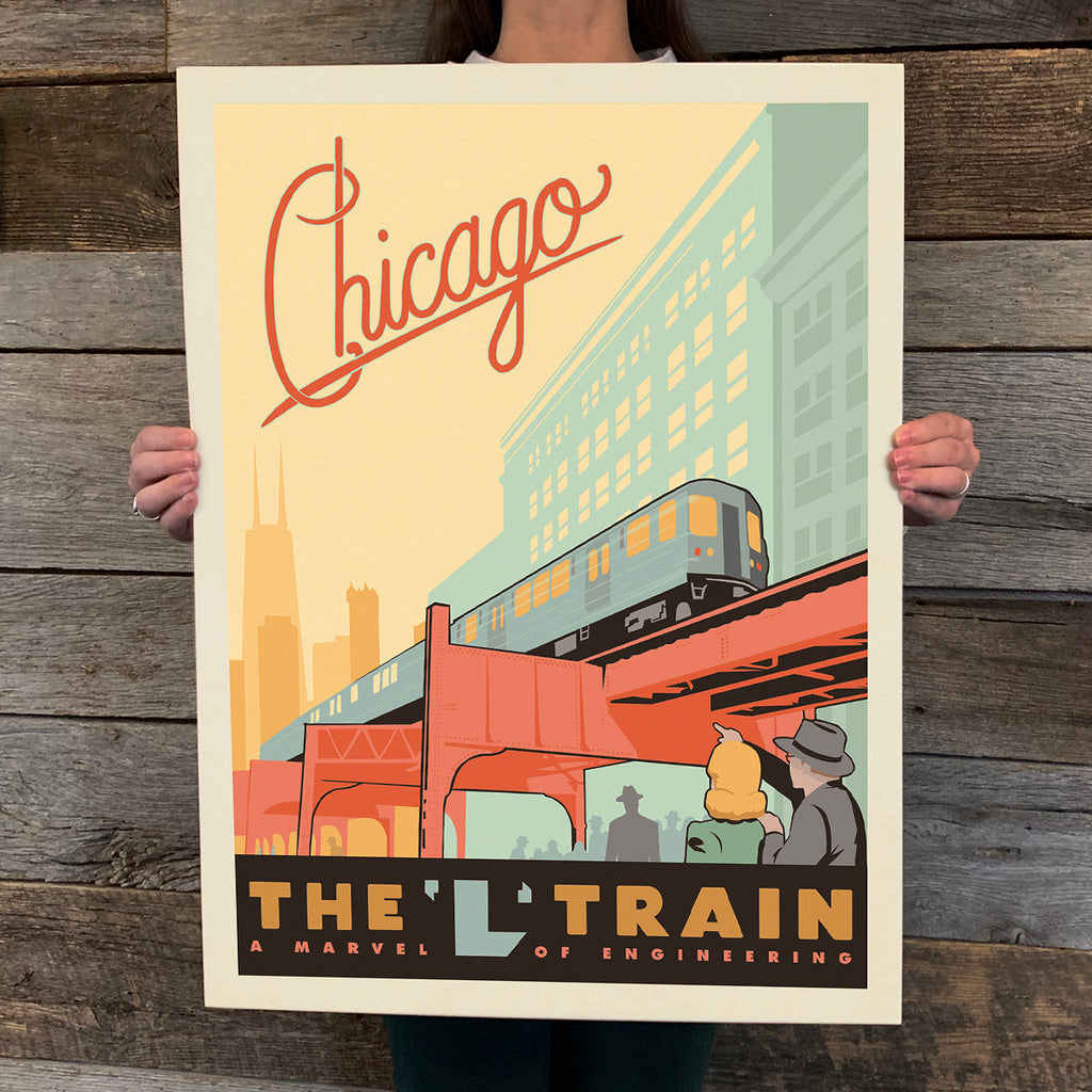 Bargain Bin Print: Chicago-L Train (On SALE!)