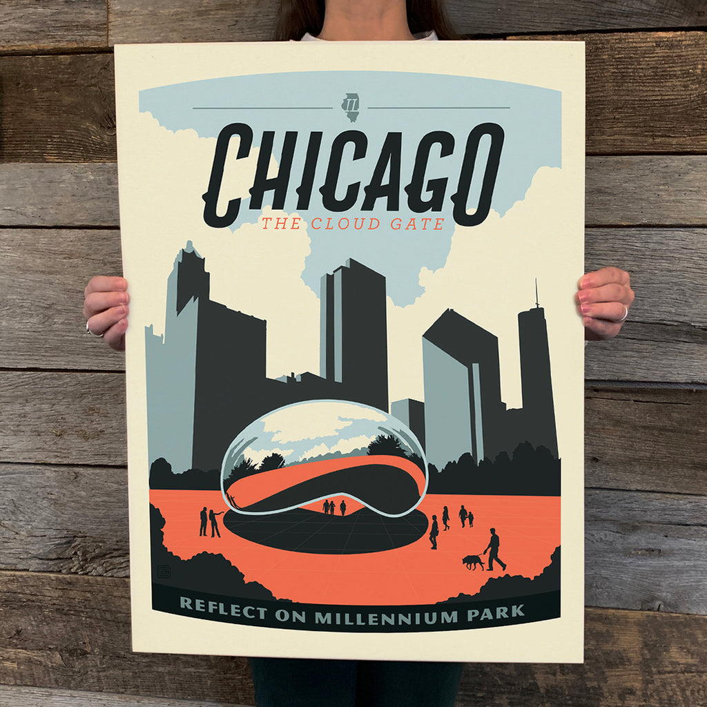 Bargain Bin Print: Chicago Millennium Park (60% OFF!)