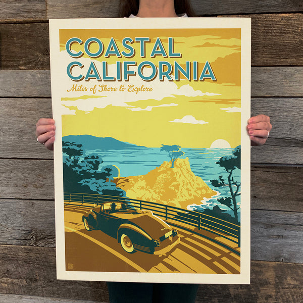 Bargain Bin Print: Coastal CA (Vertical) (On SALE!)