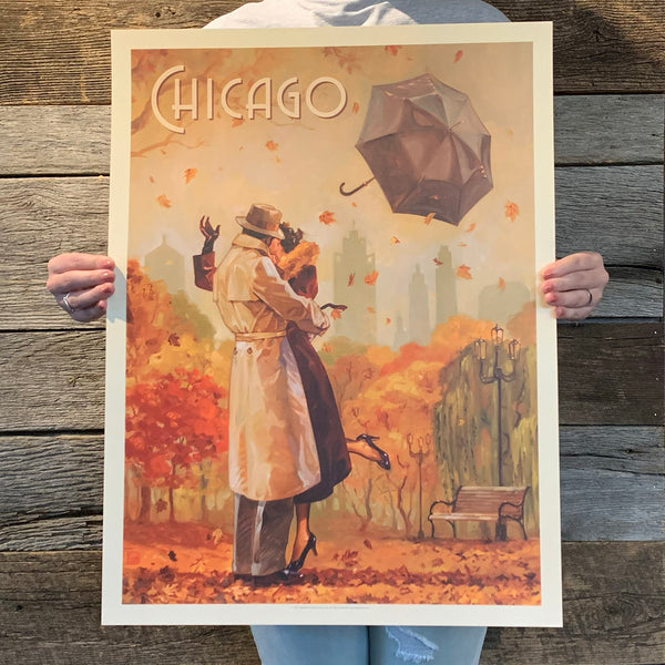 Bargain Bin Print: Windy City Kiss by Kai Carpenter (60% OFF!)