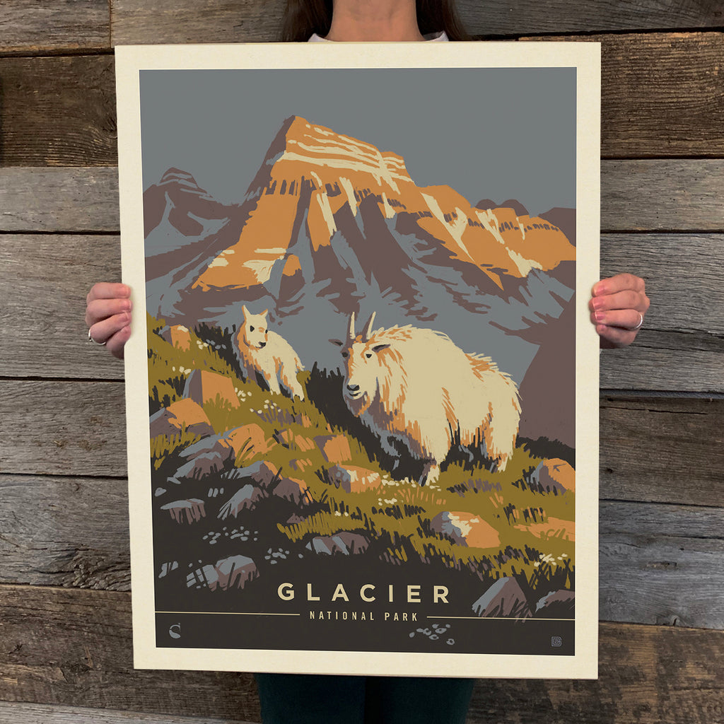 National Parks: Glacier—Mama Goat (Best Seller)