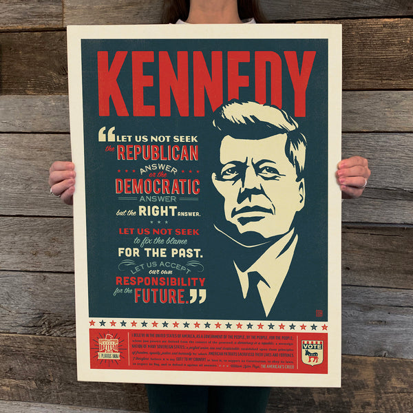 Bargain Bin Print: President John F Kennedy (On SALE!)