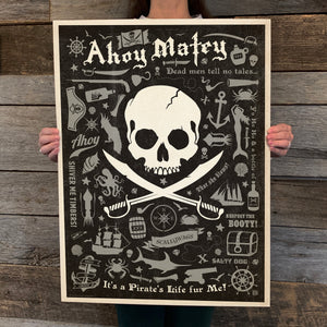 Bargain Bin Print: Coastal-Pirate Pattern Print (On SALE!)