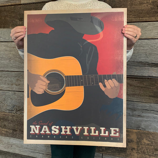 Bargain Bin Print: Spirit of Nashville-Chambers Guitars (60% OFF!)