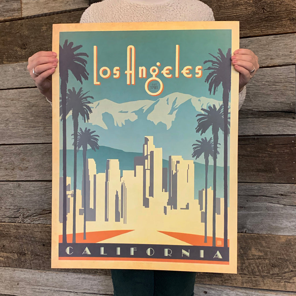 Bargain Bin Print: Los Angeles-Skyline (On SALE!)