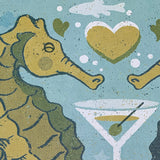 Bargain Bin Print: Coastal-Seahorse Saloon (On SALE!)