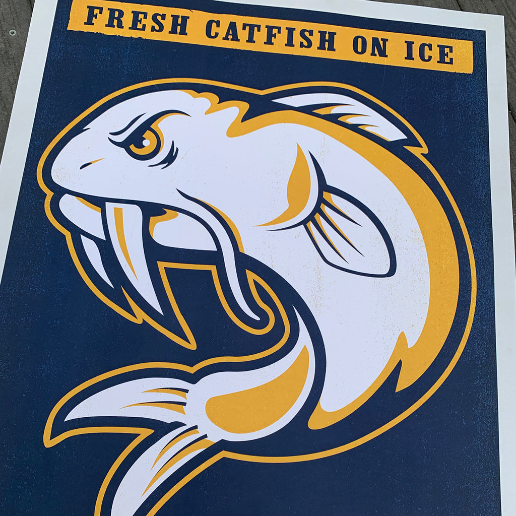 Bargain Bin Print: Spirit of Nashville-Hockey, Fangfish (60% OFF!)