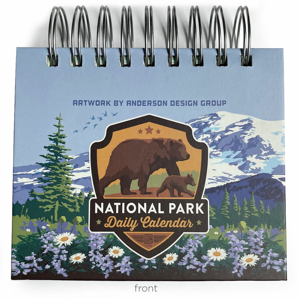 2023 Desktop 365-Day Flip Calendar National Parks