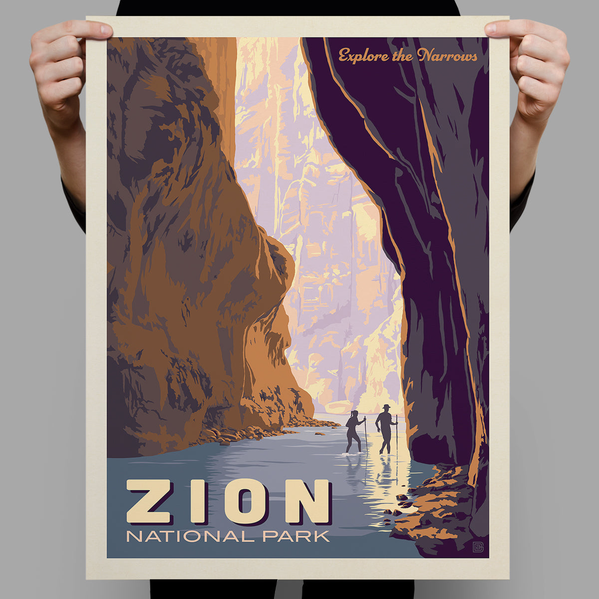 The Narrows Within Zion National Park, Utah Stock Photo - Alamy