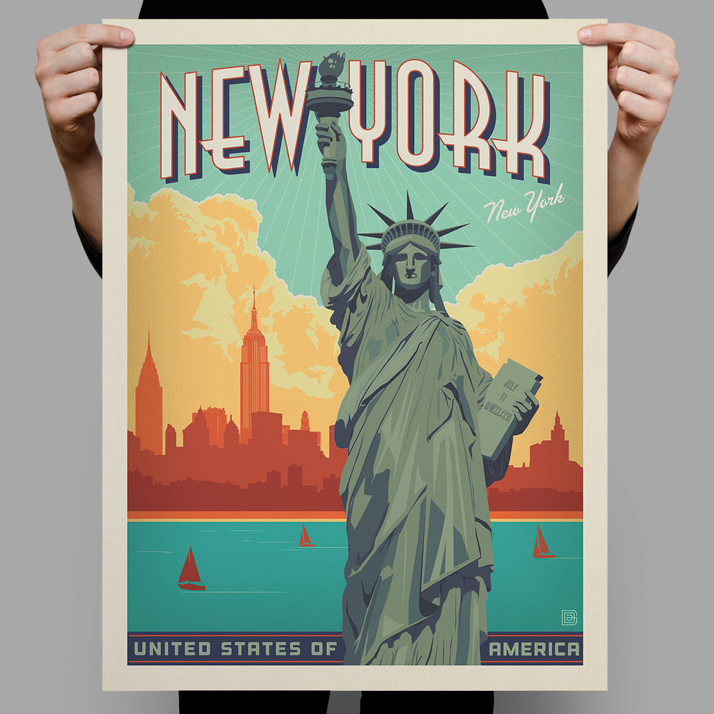 Create beautiful vintage travel posters and illustrations by