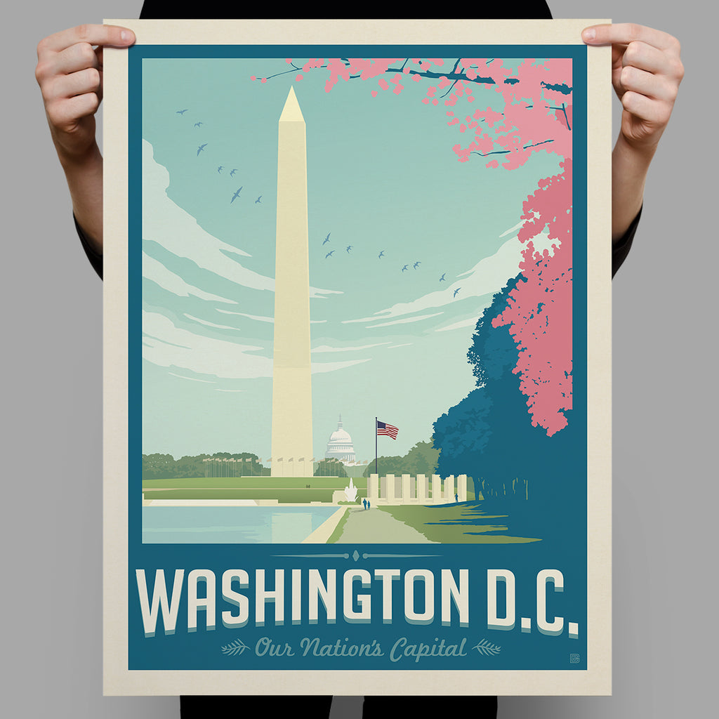 American Travel: Washington DC-Cherry Blossoms (Best Seller)