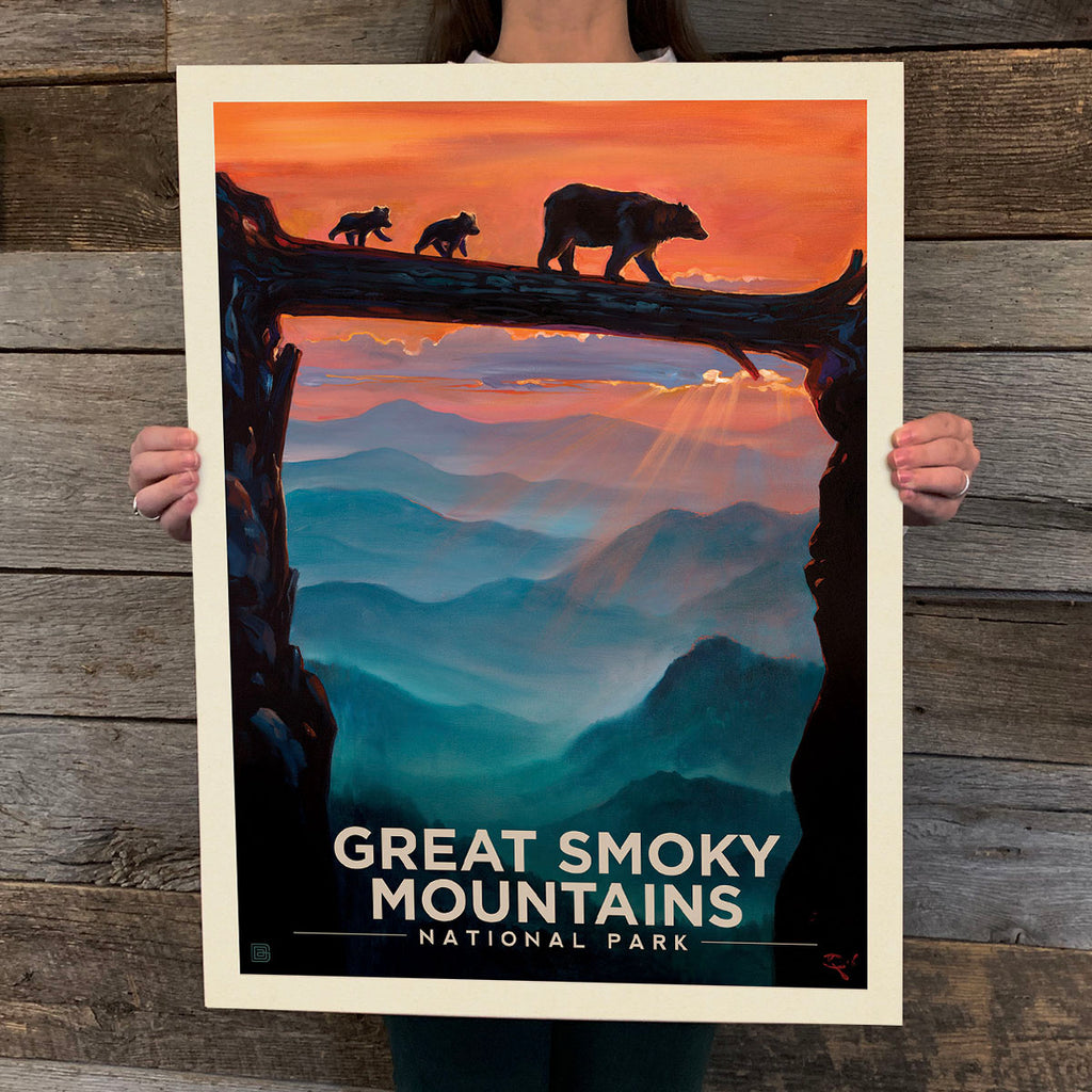 National Parks: Great Smoky Mountains-Bear Crossing (Best Seller)