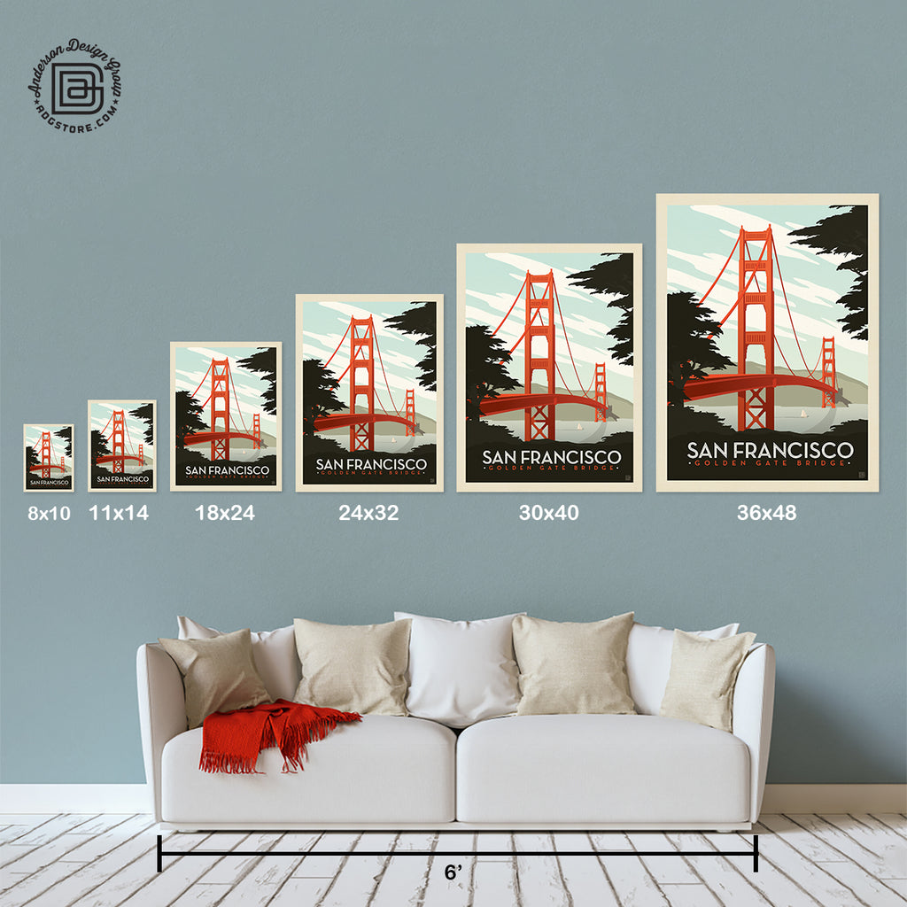 American Travel: San Francisco-Golden Gate Bridge (Best Seller)