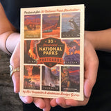 POSTCARDS: Kai Carpenter Illustrated National Parks 30-piece Set