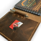 Deluxe Leather Cover with NP Adventure Guide Book Inside