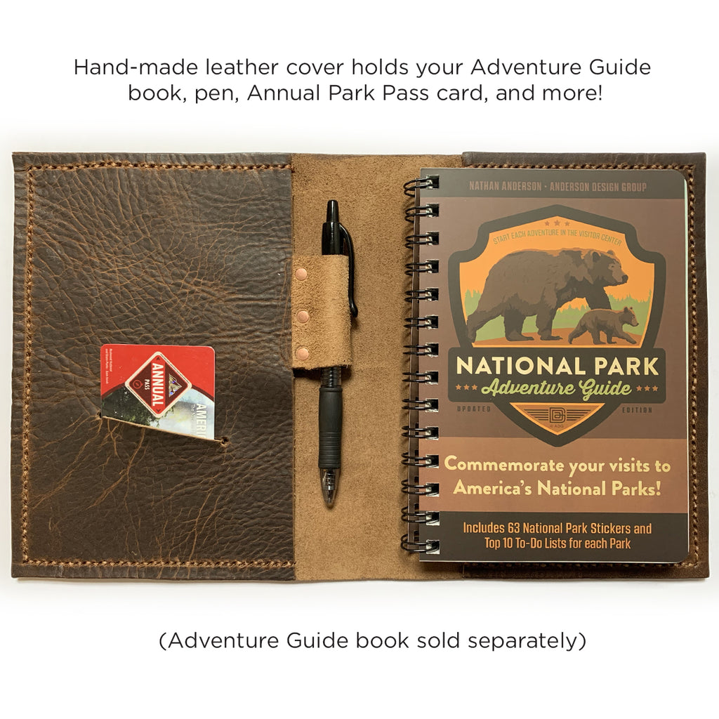 Guide Covers Book Deluxe Leather Cover for NP Adventure Guide Book (Sold Separately ...