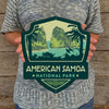 Metal Emblem Sign: NP American Samoa National Park