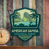 Metal Emblem Sign: NP American Samoa National Park
