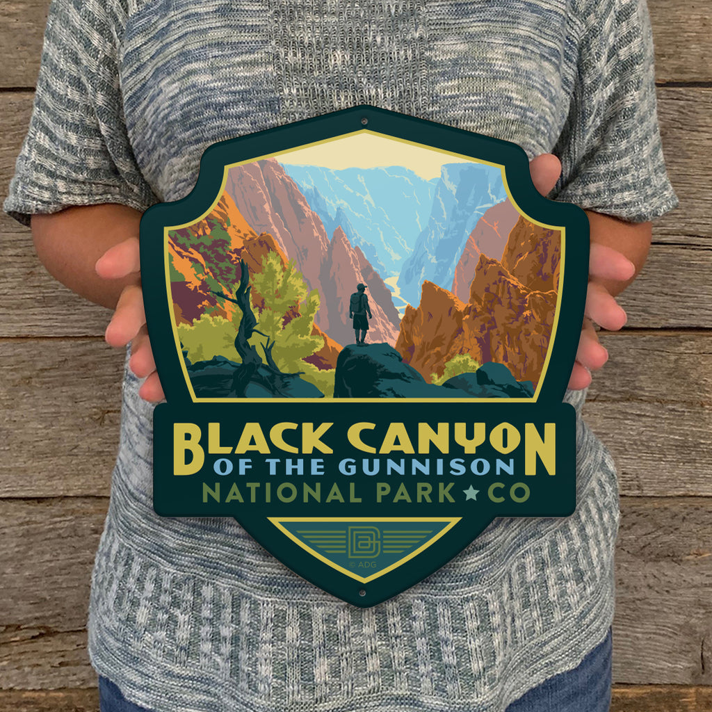 Metal Emblem Sign: NP Black Canyon of the Gunnison National Park