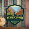 Metal Emblem Sign: NP Black Canyon of the Gunnison National Park