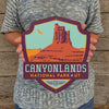 Metal Emblem Sign: NP Canyonlands National Park