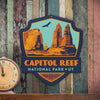 Metal Emblem Sign: NP Capitol Reef National Park