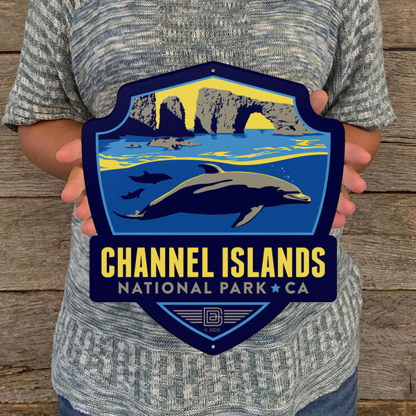 Metal Emblem Sign: NP Channel Islands National Park
