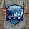 Metal Emblem Sign: NP Crater Lake National Park
