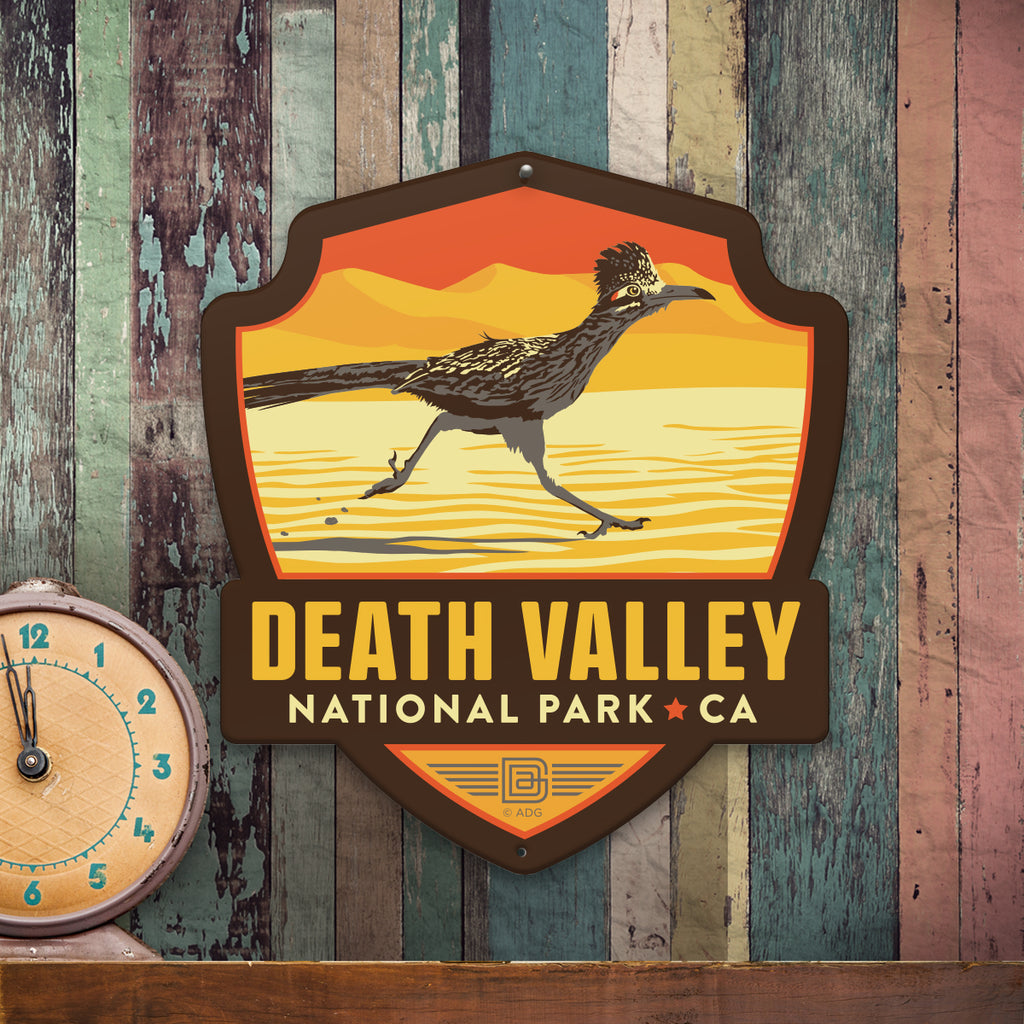 Metal Emblem Sign: NP Death Valley National Park