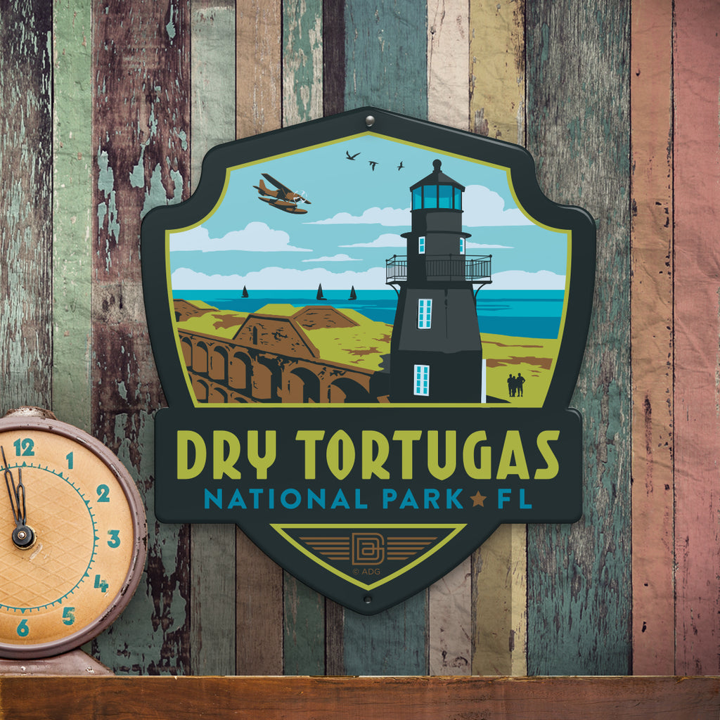 Metal Emblem Sign: NP Dry Tortugas National Park