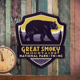 Metal Emblem Sign: NP Great Smoky Mountains National Park