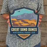 Metal Emblem Sign: NP Great Sand Dunes National Park