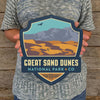 Metal Emblem Sign: NP Great Sand Dunes National Park